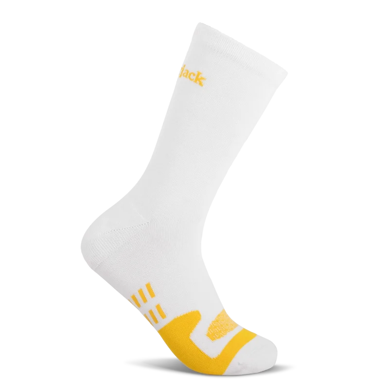 Amberjack Dress Socks in Ivory Lateral View