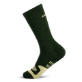Amberjack Dress Socks in Olive Medial View