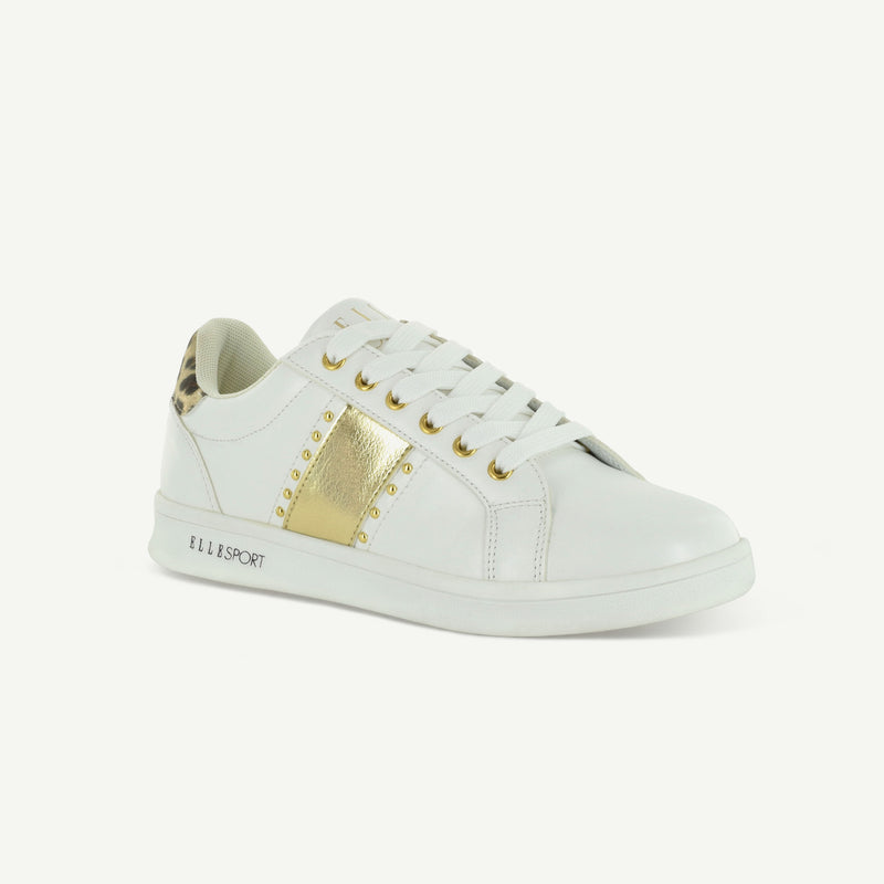 ECLAIR: COURT SHOE - WHITE