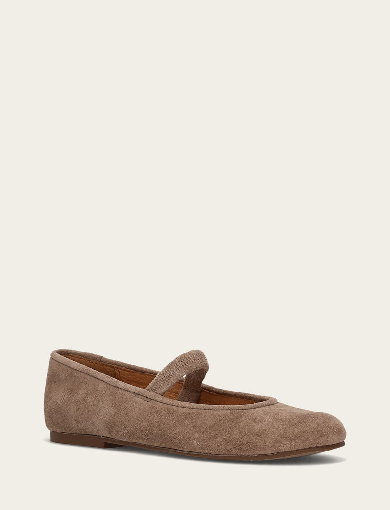 Emma Elastic Mary Jane - Dark Taupe - Hero