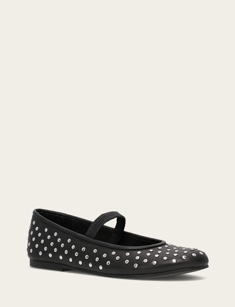 Emma Studded Mary Jane - Black - Hero