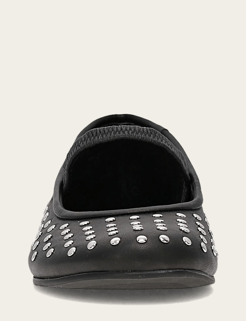 Emma Studded Mary Jane - Black - Front