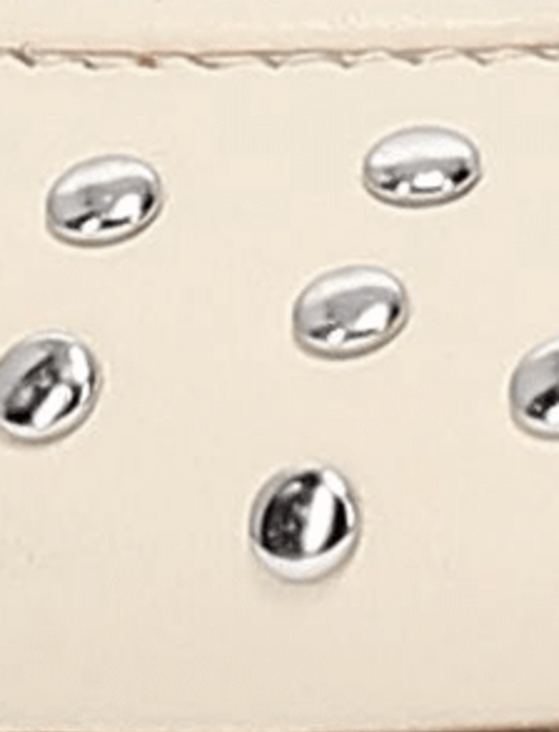 Emma Studded Mary Jane - Ecru - Swatch