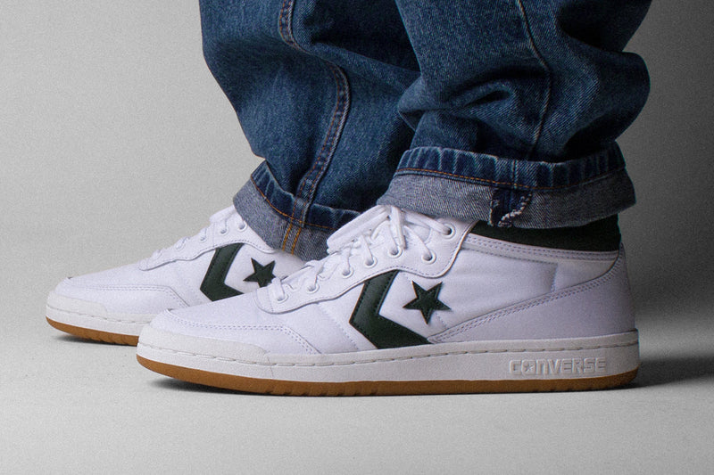 Converse Fastbreak Pro Mid White / Deep Emerald / Gum