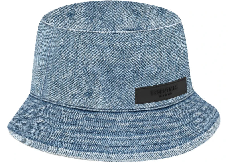 Fear of God Essentials Bucket Hat Denim
