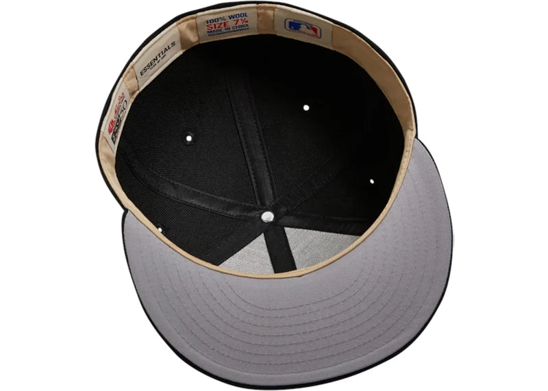 Fear of God Essentials New Era Fitted Cap Black