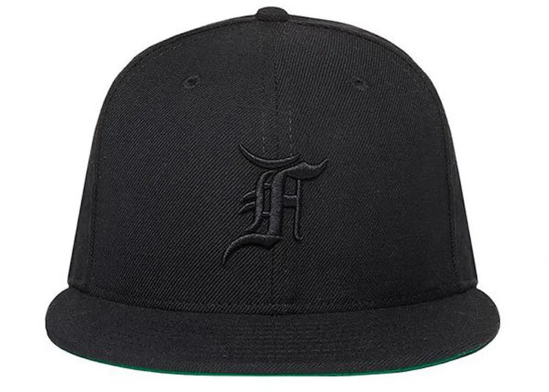 Fear of God New Era Fitted Cap Hat Matte Black