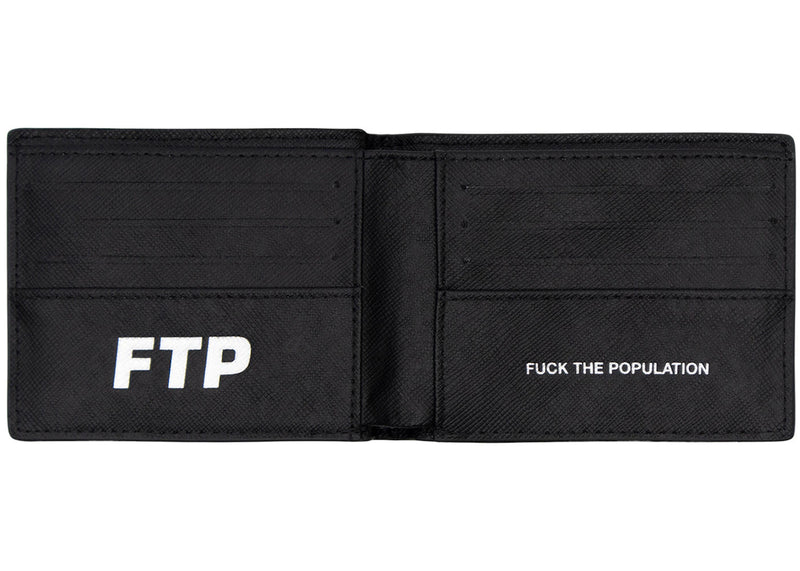 FTP Logo Repete Wallet Black