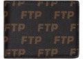FTP Logo Repete Wallet Brown