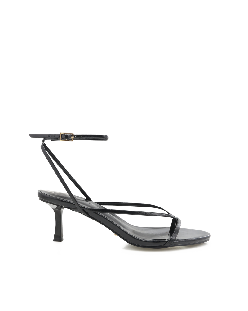 GAZELLA - BLACK SHINE-Heels-Billini-Billini