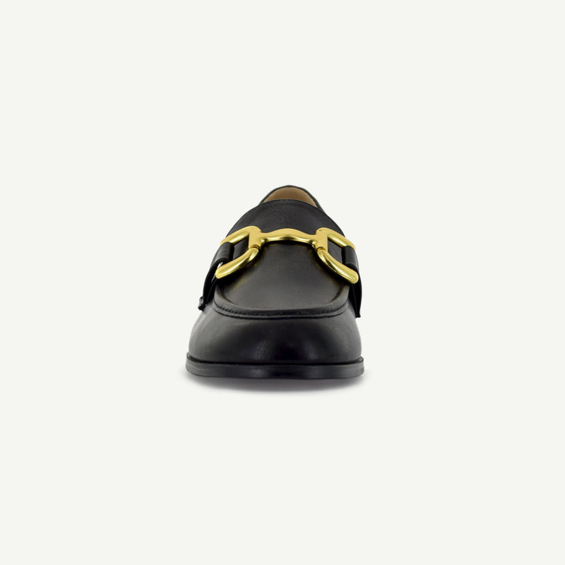GEORGINA: CLASSIC LOAFER - BLACK