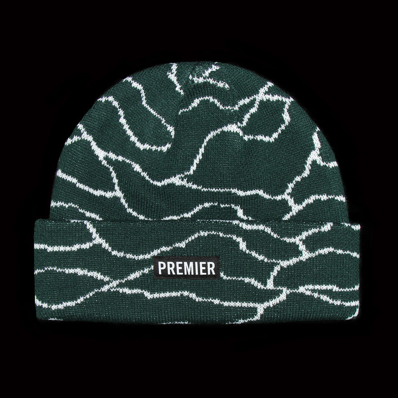Premier Grand Camo Beanie Green
