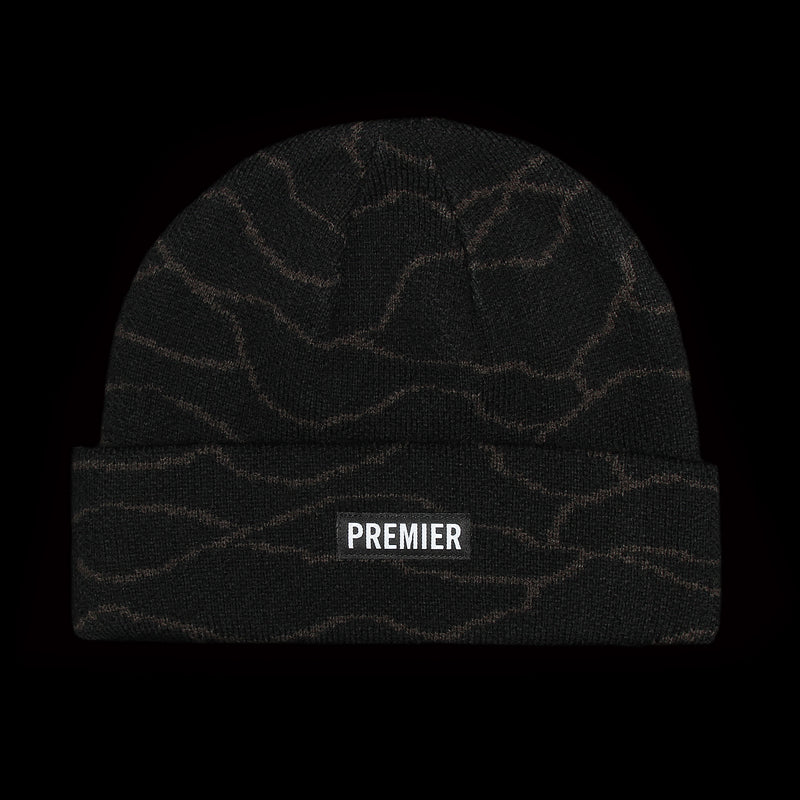 Premier Grand Camo Beanie Black