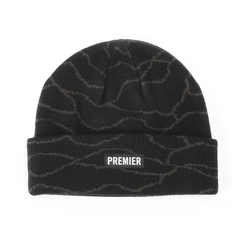 Premier Grand Camo Beanie Black