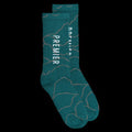 Grand Camo Crew Sock Teal Green