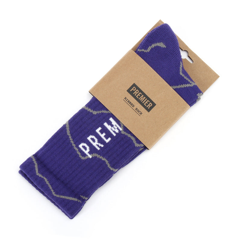 Grand Camo Crew Sock Blue