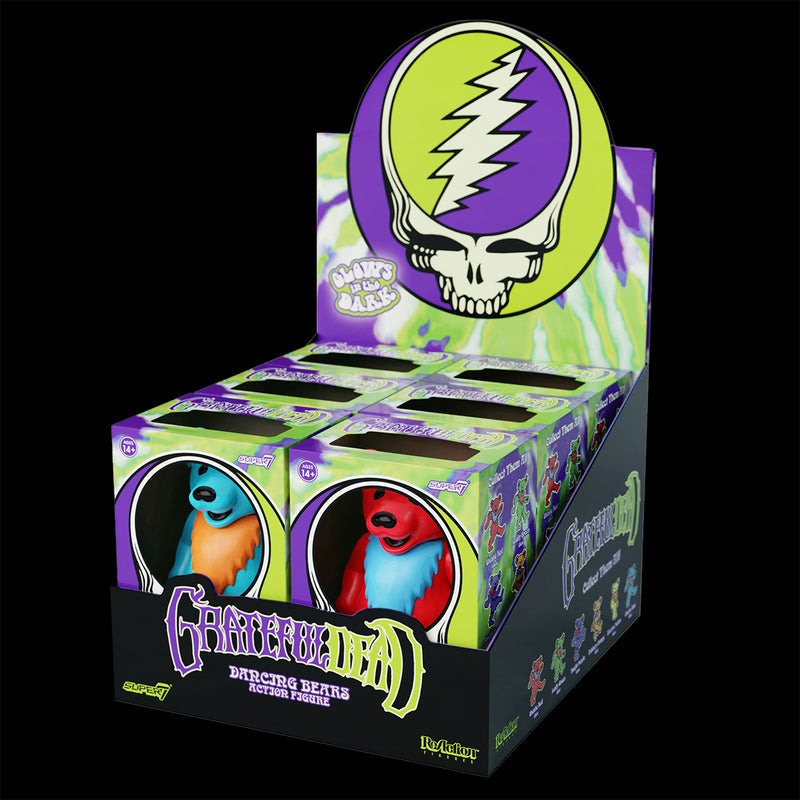 Super7 Grateful Dead Reaction Figure - Dancing Bears Glow Box Flat (6)