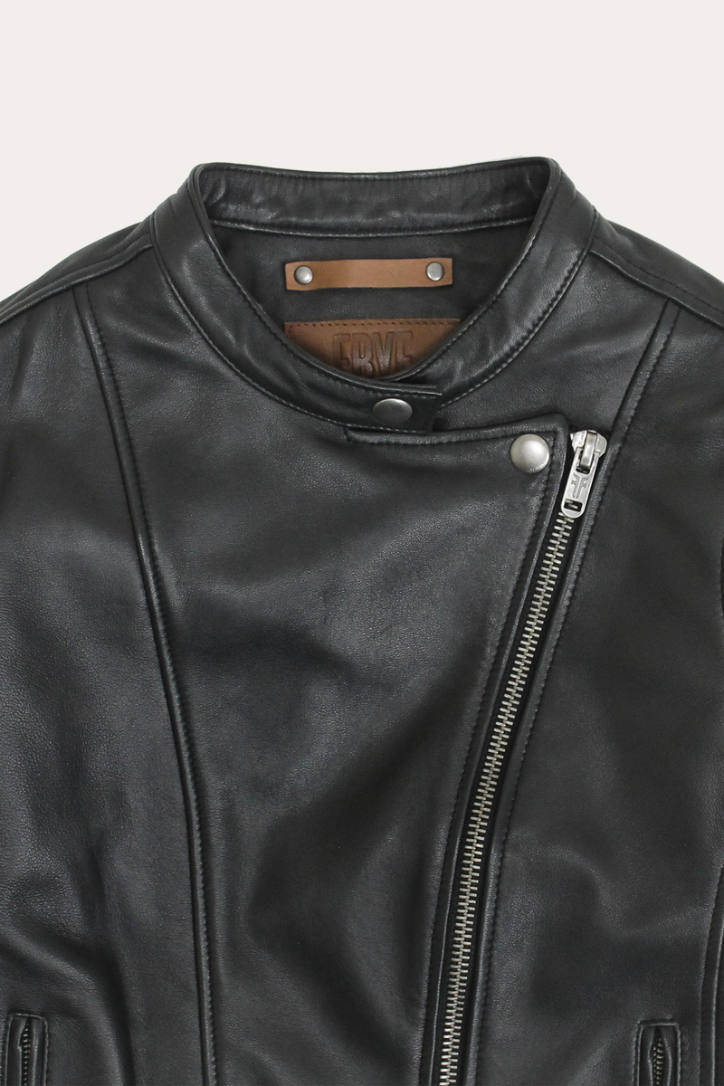 Heathe Leather Jacket
