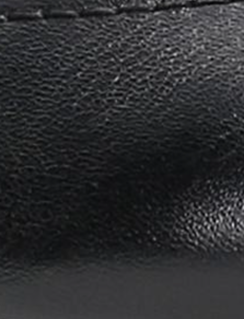 Heather Buckle Mary Jane - Black - Swatch