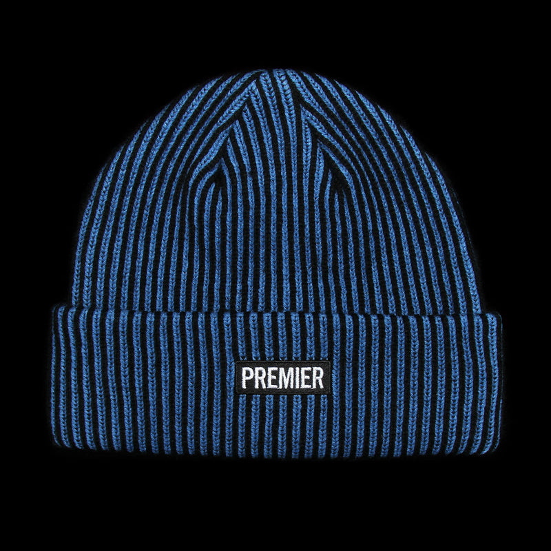 Premier Heavy Cuff Beanie Blue / Black