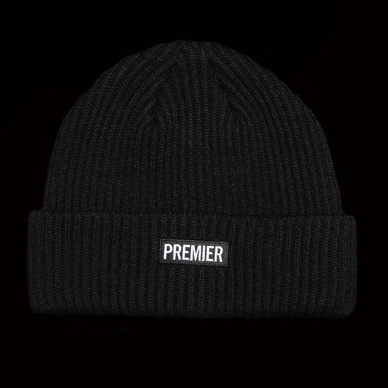 Premier Heavy Cuff Beanie Black
