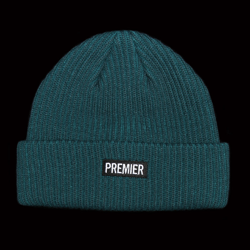 Premier Heavy Cuff Beanie Teal Green