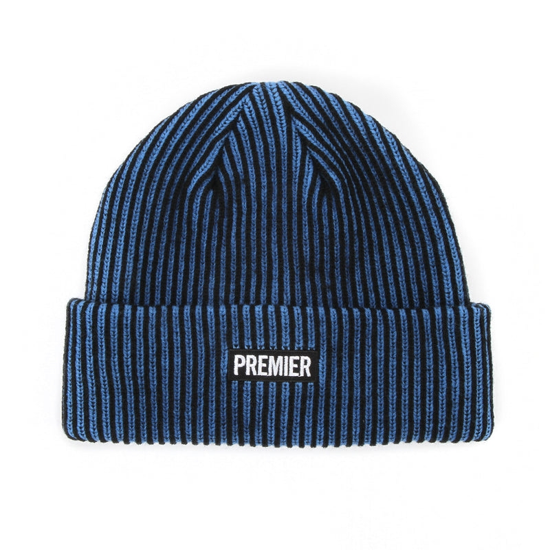Premier Heavy Cuff Beanie Blue / Black