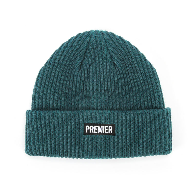 Premier Heavy Cuff Beanie Teal Green