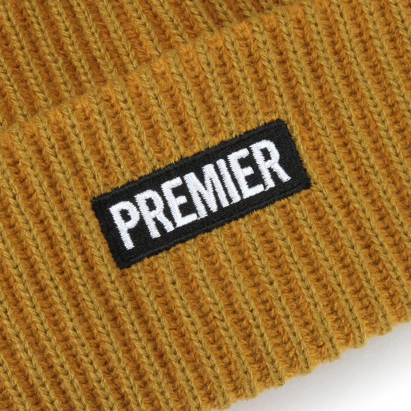 Premier Heavy Cuff Beanie Gold