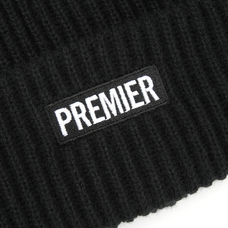 Premier Heavy Cuff Beanie Black