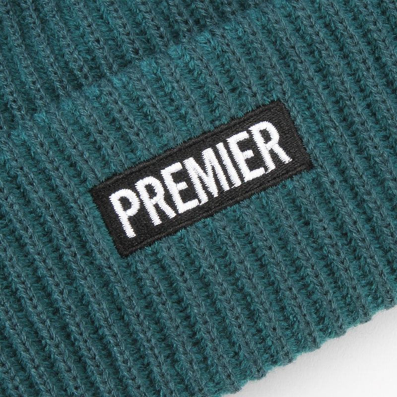 Premier Heavy Cuff Beanie Teal Green