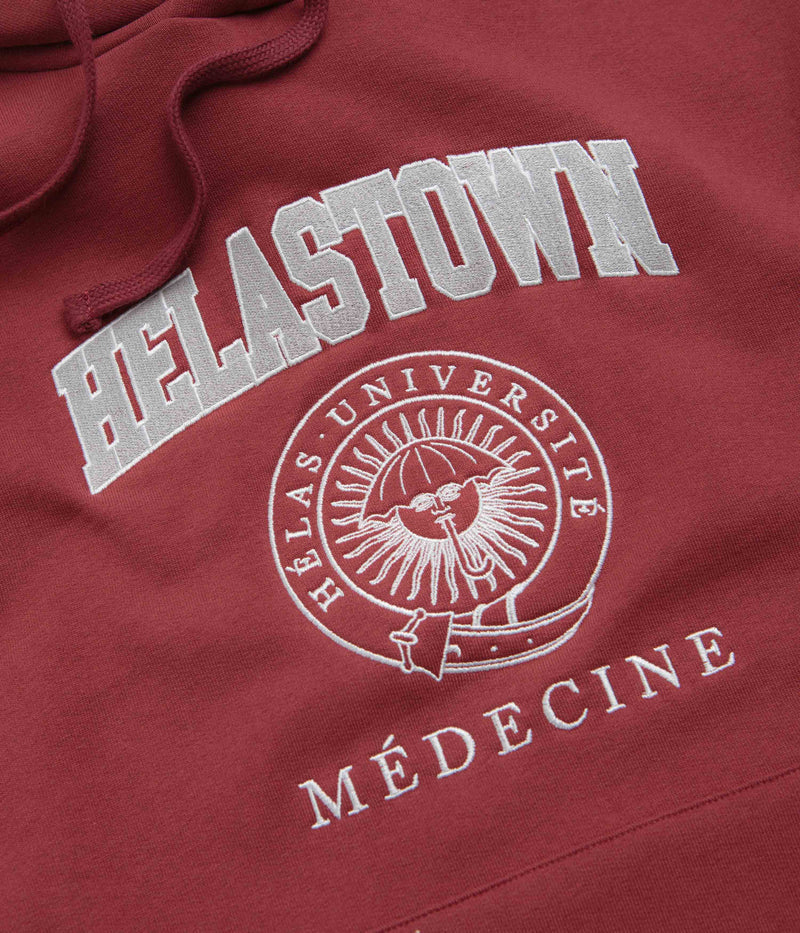 Helas Helastown Hoodie in Burgundy
