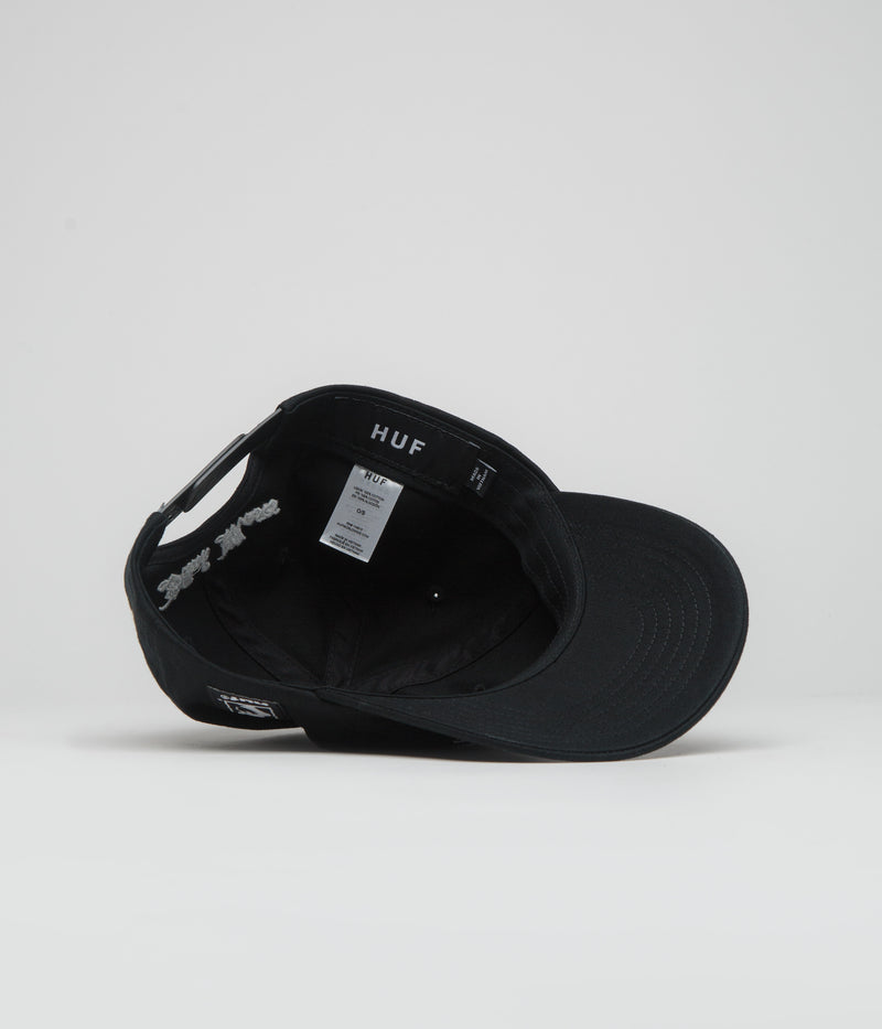 HUF Isaac Hayes Cap in Black