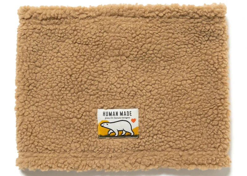 Human Made Boa Fleece Neck Warmer Beige