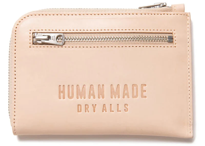 Human Made Tiger Leather Wallet Beige