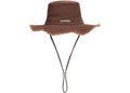 Jacquemus Le Bob Artichaut Frayed Expedition Hat Brown
