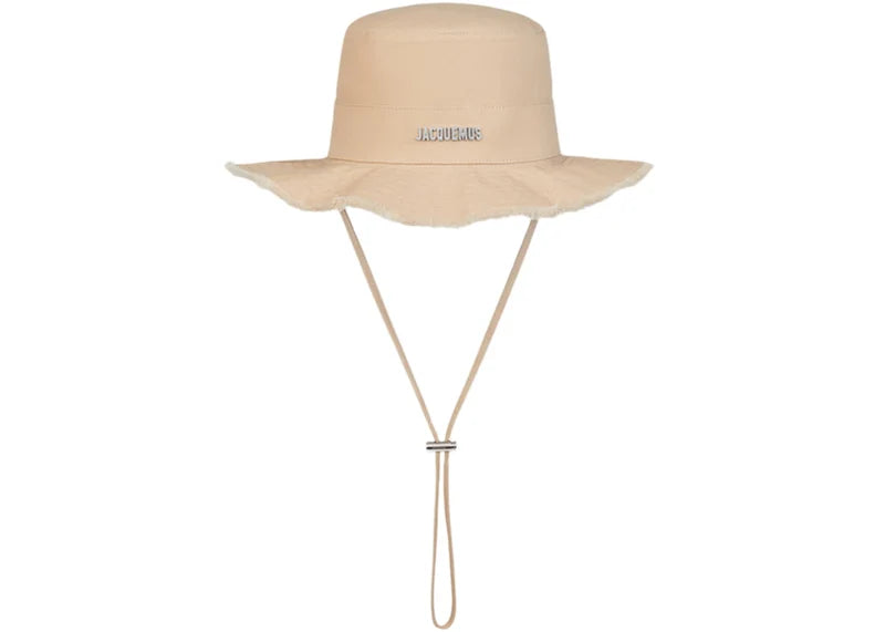 Jacquemus Le Bob Artichaut Large Brim Bucket Hat Beige