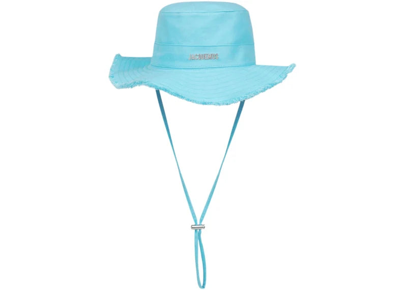 Jacquemus Le Bob Artichaut Large Brim Bucket Hat Turquoise