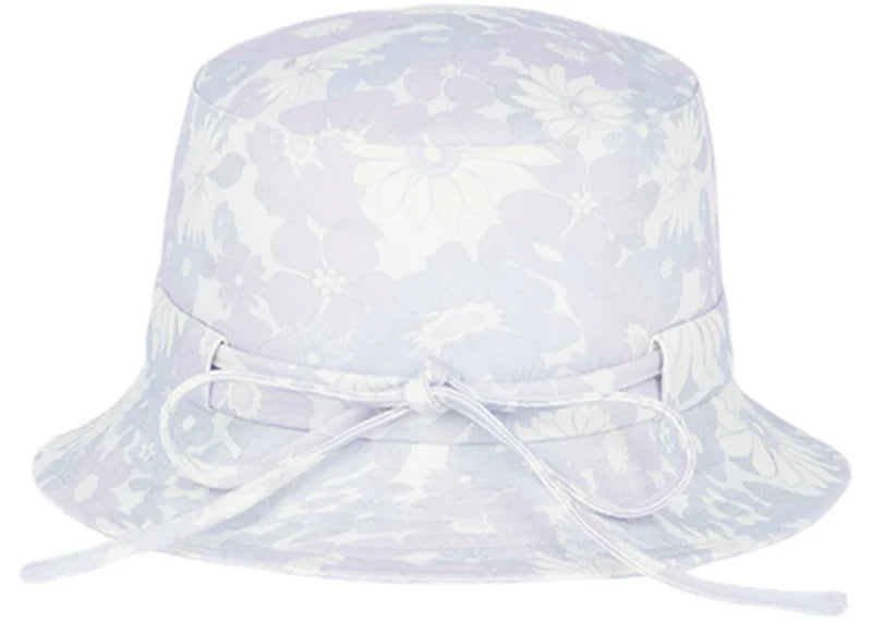 Jacquemus Le Bob Gadjo Bow Knotted Bucket Hat Print Faded Flowers