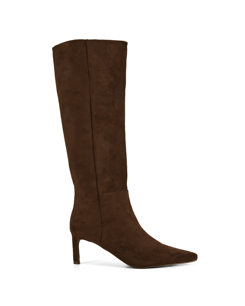 JAELYN - DARK CACAO SUEDE-Boots-Billini-Billini
