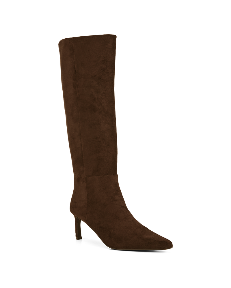 JAELYN - DARK CACAO SUEDE-Boots-Billini-Billini