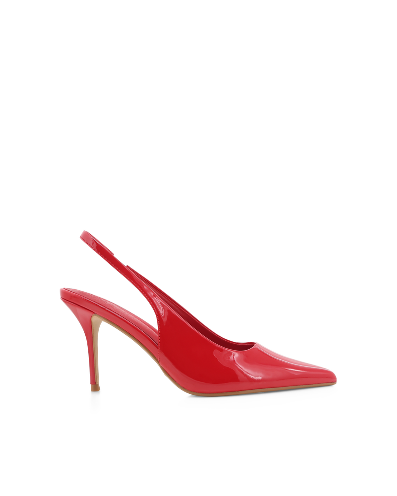 JAYLANI - POPPY RED PATENT-PUMPS-Billini-Billini