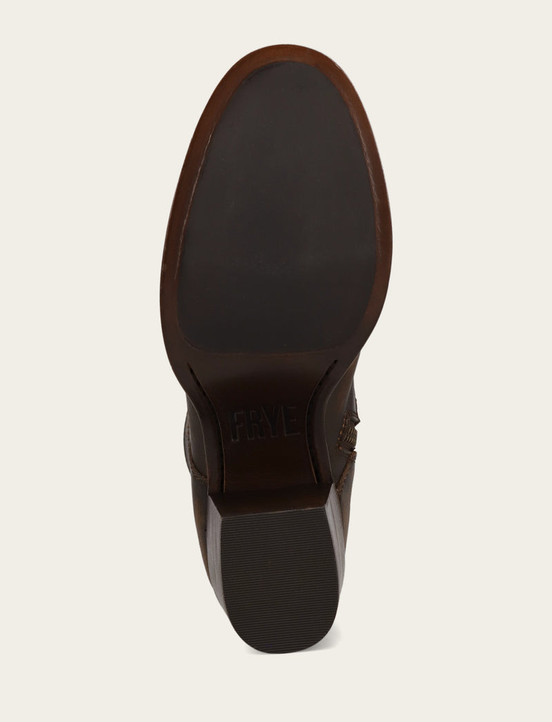 Jean Lace Up - Distressed Dark Brown - Sole