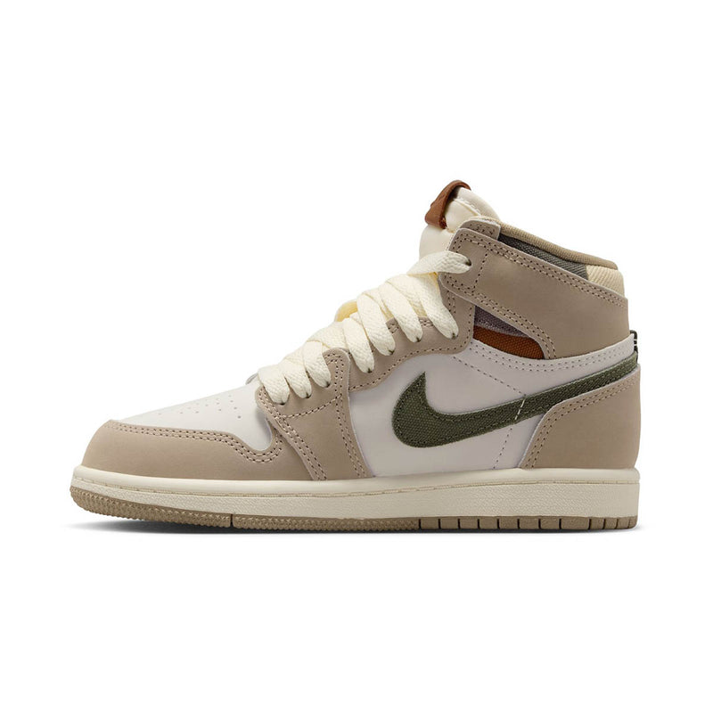 Jordan 1 Retro High OG 'Khaki' Little Kids' Shoes