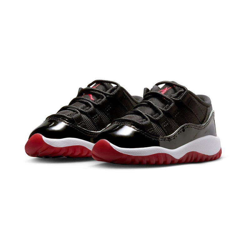 Jordan 11 Retro Low 'Bred 2025' Baby/Toddler Shoes