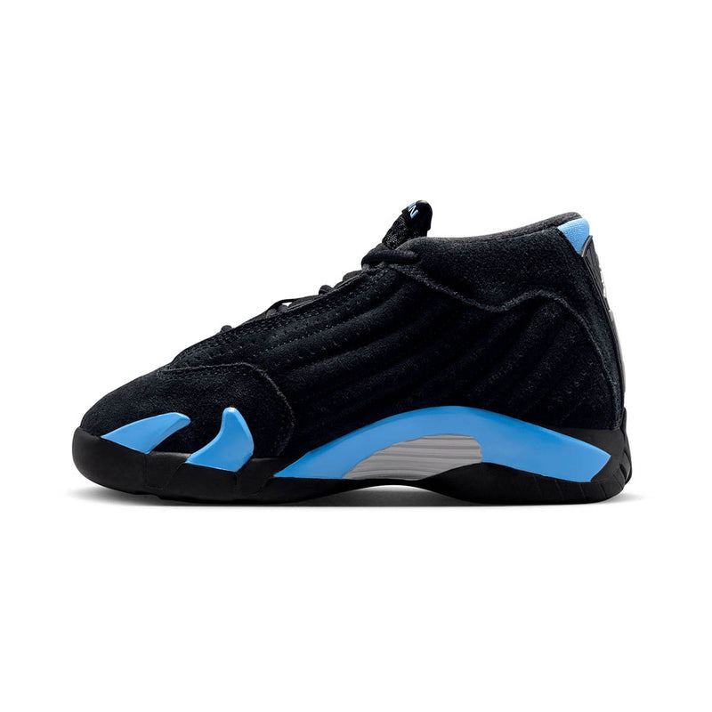 Jordan 14 Retro 'Black University Blue' Little Kids' Shoes