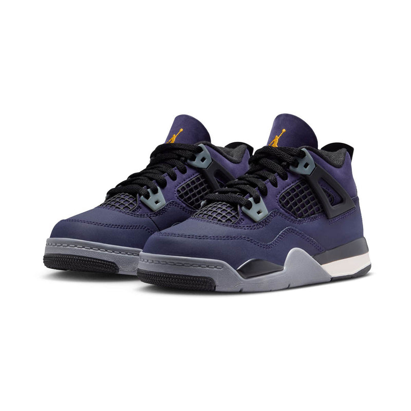 Jordan 4 Retro 'Imperial Purple' Little Kids' Shoes