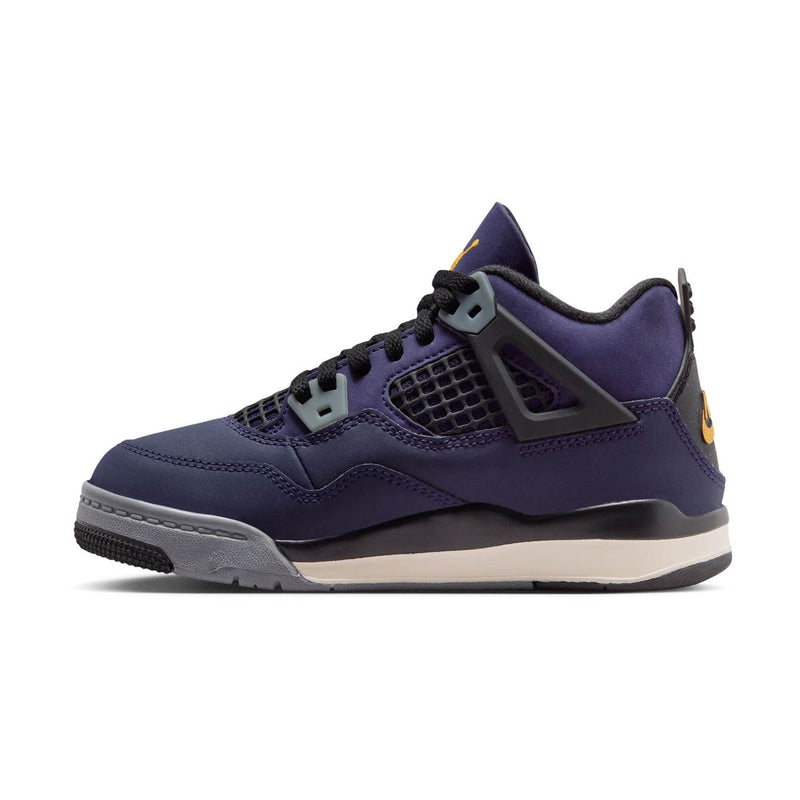 Jordan 4 Retro 'Imperial Purple' Little Kids' Shoes