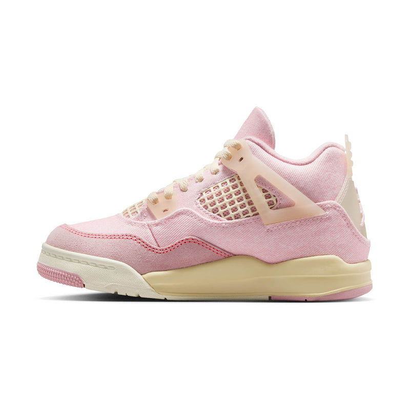 Jordan 4 Retro 'Pearl Pink and Iced Carmine' Little Kids' Shoes