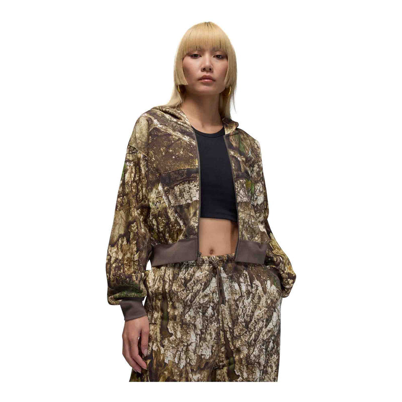 Jordan Brooklyn Fleece Women's Realtree Mod Crop Full-Zip Hoodie